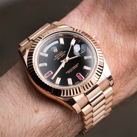 rolex day date 41mm rose gold